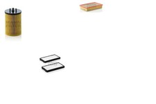 Inspektionspaket Filtersatz L MANN-FILTER Partikelfilter Filtereinsatz für E65