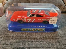 Vintage Scalextric Dodge Charger Daytona Slot car 1:32 Boxed New. #71