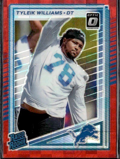 2025 Panini Donruss Tyleik Williams #360 Optic Preview Red Pandora