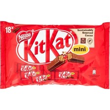 KitKat European Chocolate Bars MINIS 18pc./ 1 bag/301g FREE SHIPPING
