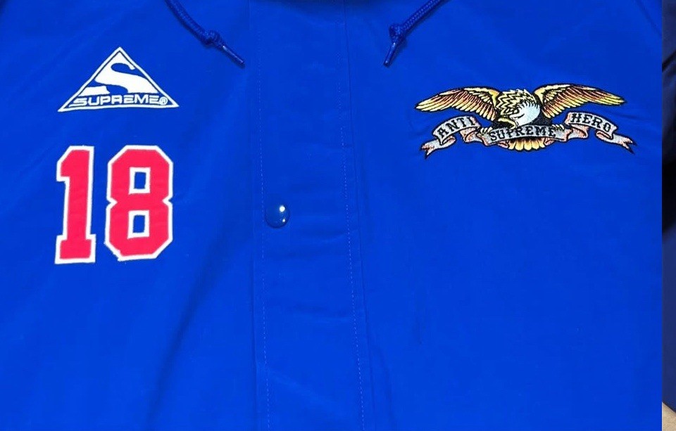 Supreme ANTIHERO Stadium Jacket SMALL | eBay