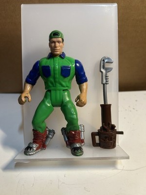 1993 ERTL Super Mario Bros Movie Luigi Figure w/Wrench Whipper Missing Tool Belt