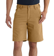 Carhartt Rugged Flex Relaxed Fit Canvas Work Short 10" Men's Size 36 Hickory NWT