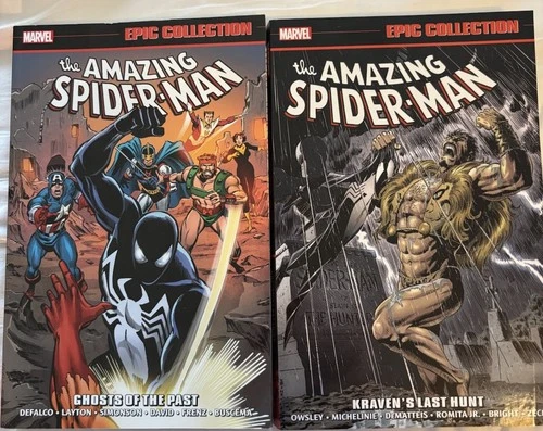 Amazing Spider-Man Epic Collection Marvel TPB Vol. 15,17 “Ghost’s” “Kraven’s” VG