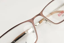 K-Line Ruby Six in Brown Terracotta 52-18-135 Eyeglass Frame Flex Hinges A106