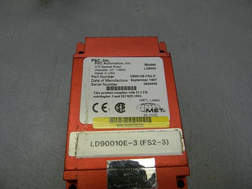 PSC LazerData 9000E Barcode Scanner Decoder Bar Code System LD90010E-FS2 LD9000 - Picture 7 of 8