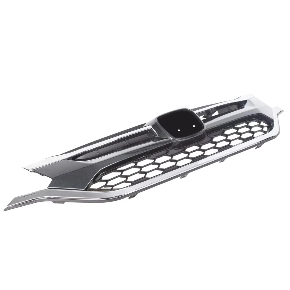 Подходит для Honda CRV CR-V 2015 2016 передний бампер верхняя отделка и нижняя решетка сетчатая решетка - Изображение 4 из 4