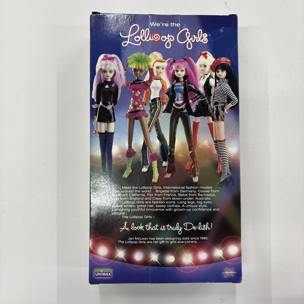 Lollipops Girl-Bebe Jan McLean 2002 Barbados-New In Box Inaugural