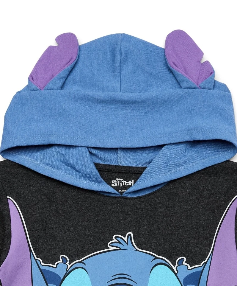 迪士尼Lilo & Stitch女孩衬衫连衣裙万圣节服装连帽衫尺寸4-12角色扮演 — 第 2/4 张图片