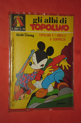 ALBI DELLA ROSA - POI albi di MICKEY MOUSE - N°844 - mondadori disney year 1971 - home