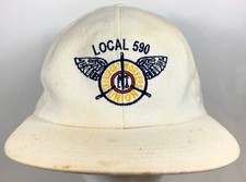 Vintage Local 590 Transport Workers Union Hat USA Labor Work Cap Snapback