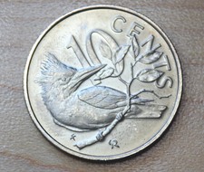 1976 British Virgin Islands 10 Cents Ringed Kingfisher