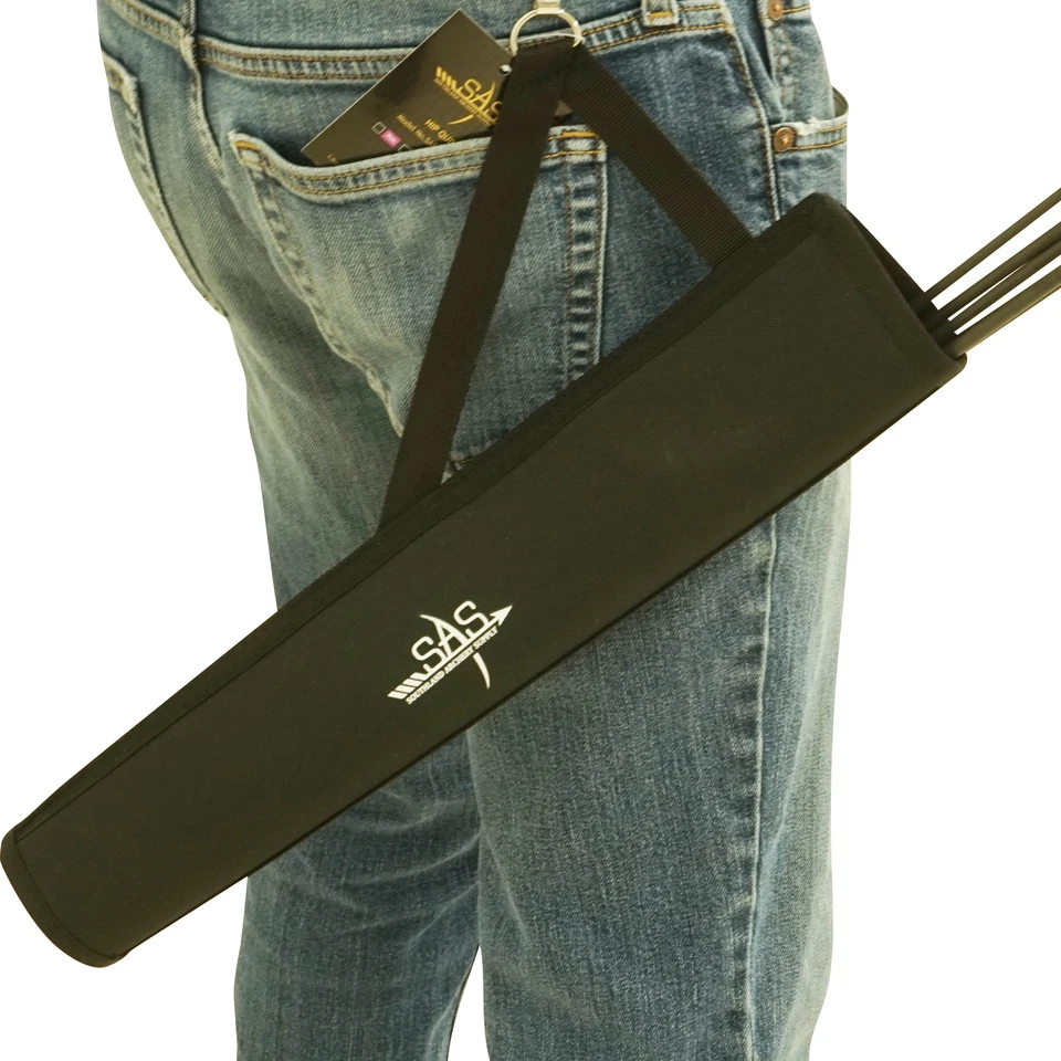 SAS Archery Side Tube Quiver No-Spill Arrow Quiver with Belt Clip - Image 3 of 4