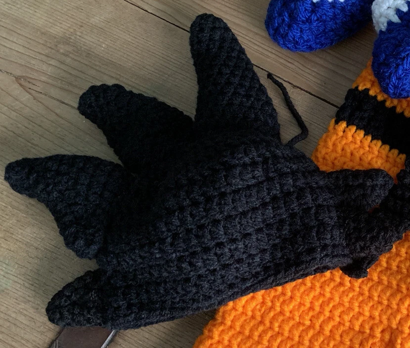 Gorro Dragón Ball Goku Crochet Artesanal  6 Meses Disfraz Fotografía Bebe Lana - Imagen 4 de 4