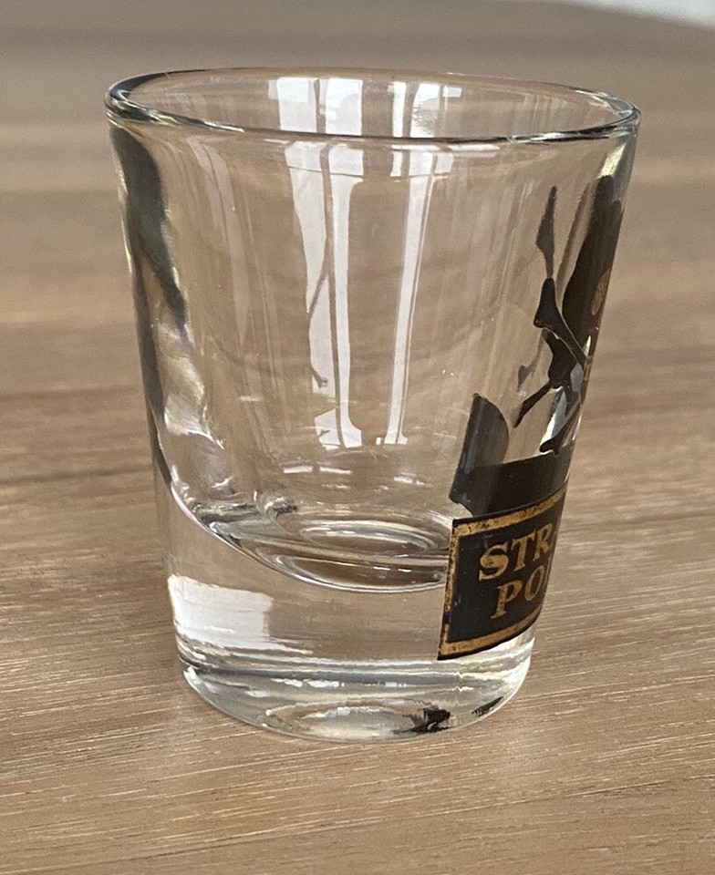 Briard Name Your Poison Vintage Shot Glass Straight