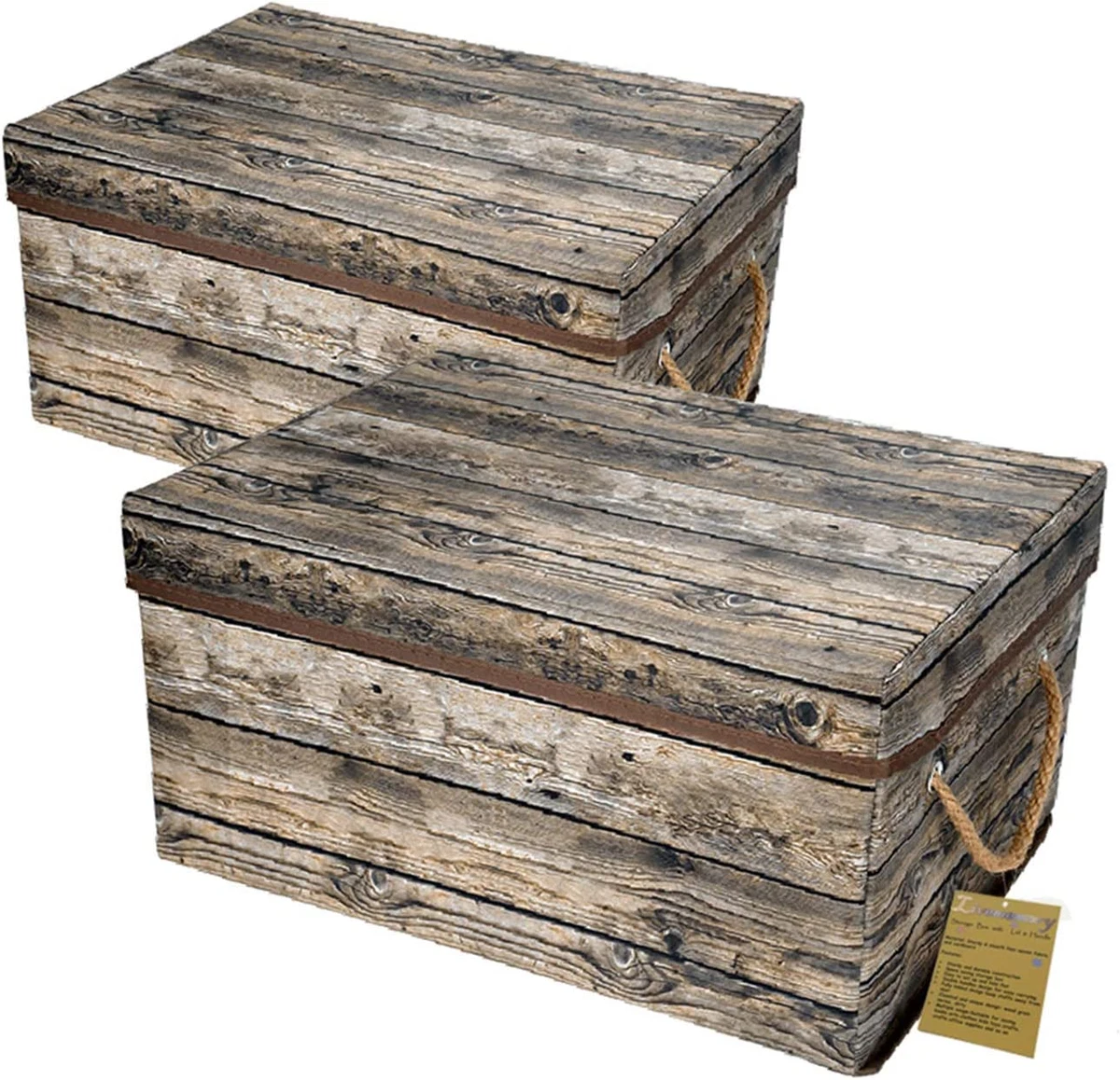 Decorative Storage Boxes with Lid Fabric Storage Bins with Lids