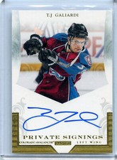 2011-12 Panini Private Signings #TG T.J. Galiardi