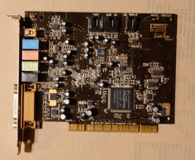 Creative Sound Blaster Live! 5.1 Digital PCI Karte (SB0220)