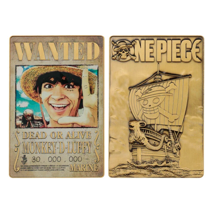 One Piece Limited Edition Wanted Poster Ingot (only 5,000 made and