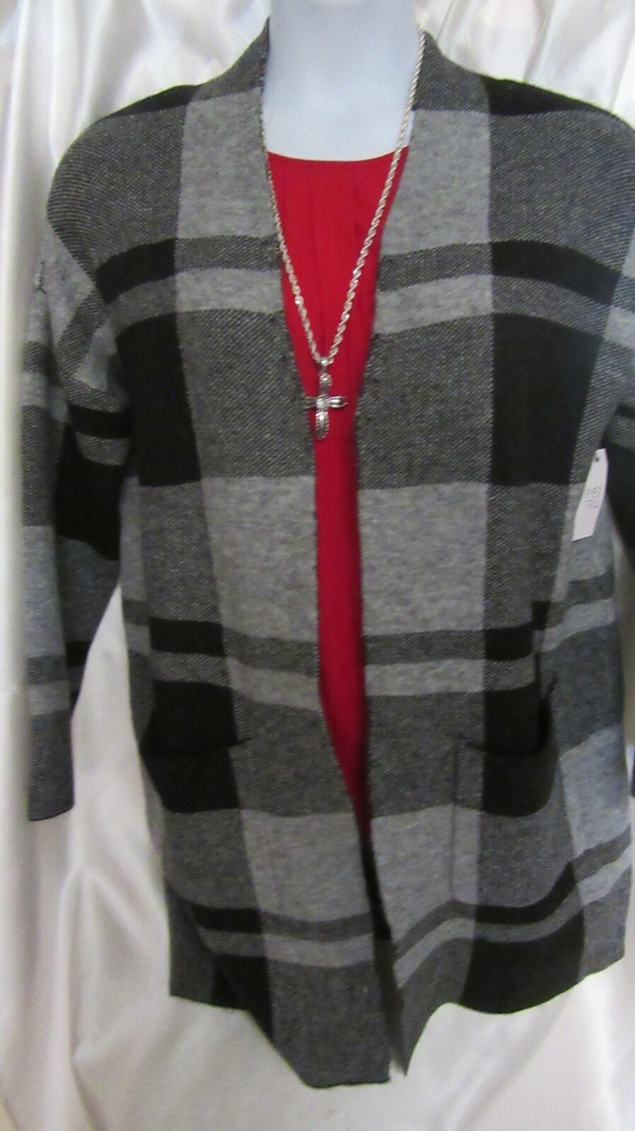 TRU DOUBLE KNIT CARDIGAN SIZE 