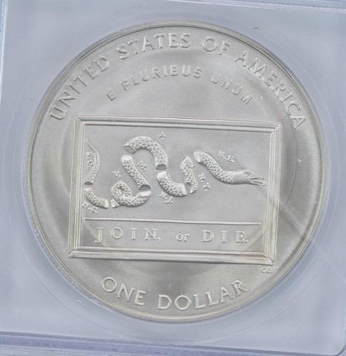 2006-P Franklin Scientist Commemorative Silver Dollar MS70 ICG - Picture 4 of 5