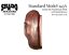 thumbnail 2  - SHADO Leather Holster Standard Model 143A LH Brown IWB Fits Sig Sauer P228
