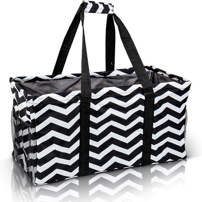 Extra Large Utility Tote Bag Oversized Collapsible Canvas Basket