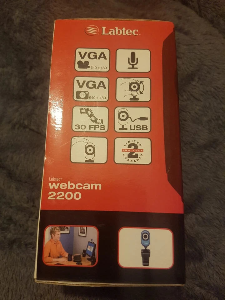 Labtec webcam 2200  VGA 640×480 new  - Image 3 of 4