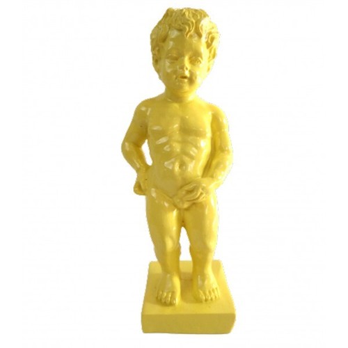 Statue Manneken-Pis Résine Rouge – 35 Cm – Made In Belgium