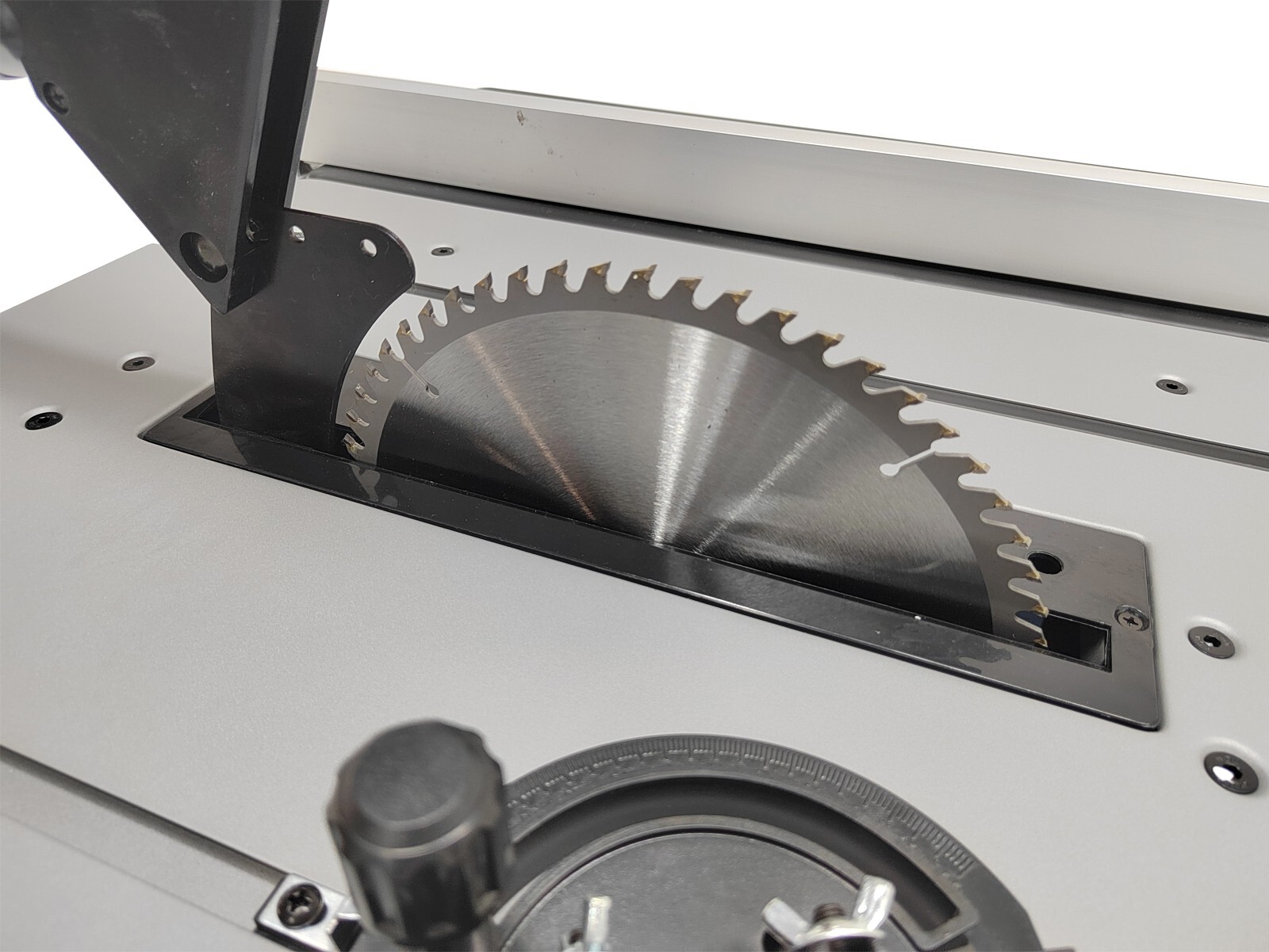 Vertical High Speed Table Saw 220V with Wood Saw Blades & 2 Drum Supports 1800W