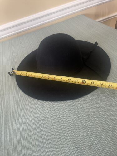 MAJOR WEAR Damen Black Floppy (Boho?) Mütze (100% Wolle) mit Band - gekauft in London - Bild 2 von 24