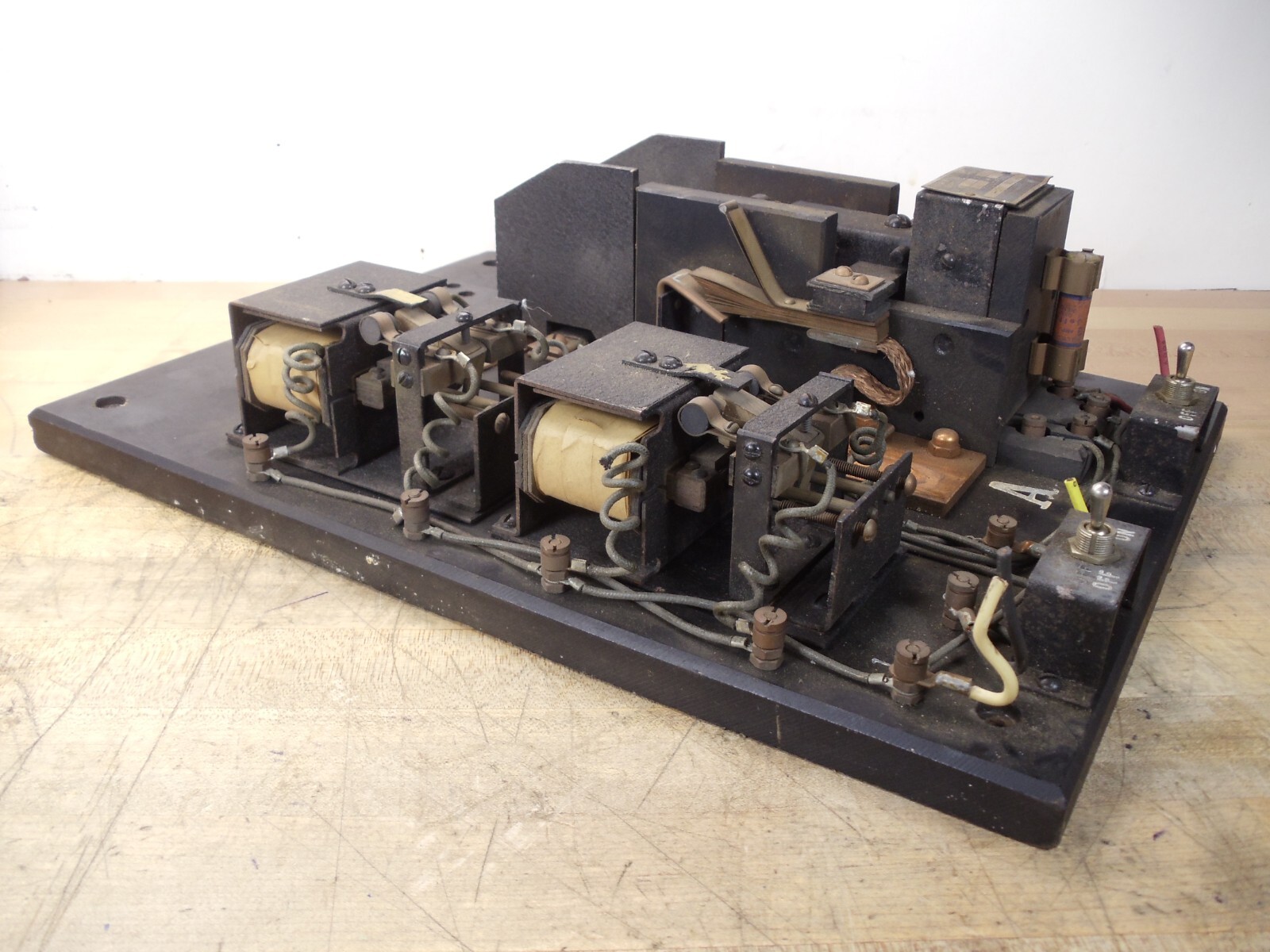 Vintage "The Palmer Elect. & MFG. Co." vintage electrical control panel