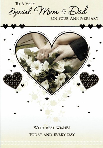 ANNIVERSARY CARD RELATION or OPEN ~ CHOICE OF TITLE AND DESIGN - Picture 31 of 104