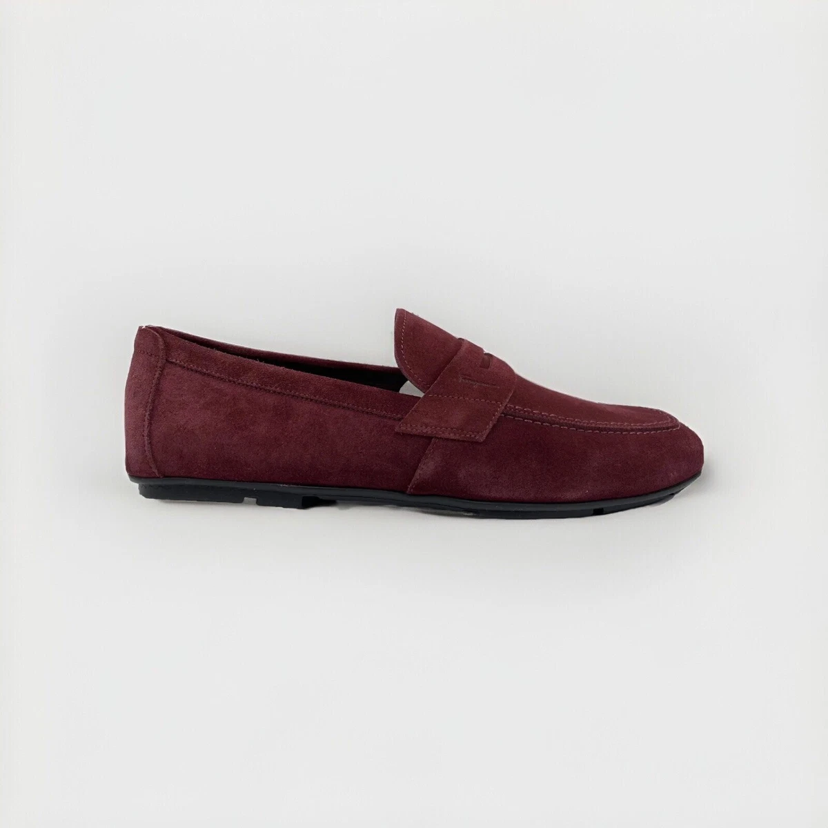 Salvatore Ferragamo Red Solid Casual Shoes for Men for sale  display picture 1