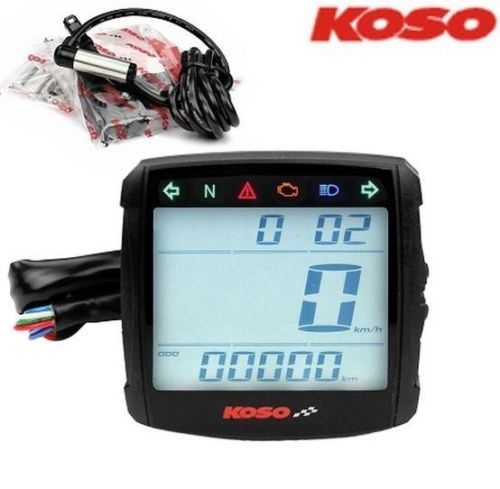 Compteur KOSO rétroéclairé bleu avec compte-tours précis pour Moto et Quad