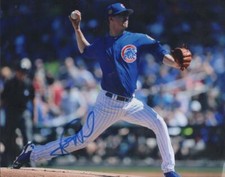 ALEC MILLS  CHICAGO CUBS SIGNED AUTOGRAPHED 8X10 PHOTO W/ COA