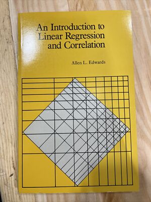 An Introduction to Linear Regression and Correlation Paperback