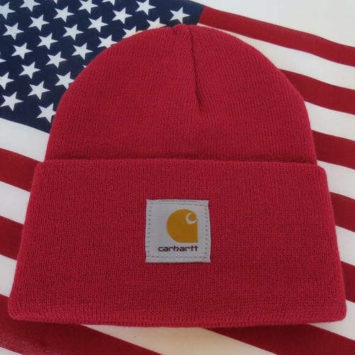 NWT Carhartt Independence Red Beanie 