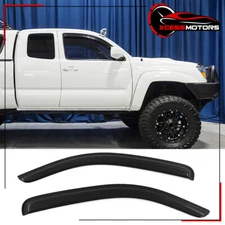 Fits 05-15 Toyota Tacoma Access Extended Cab Window Visors Sun Rain Deflector