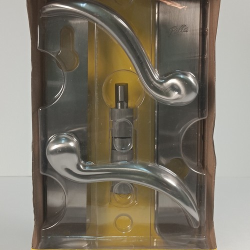 Pella Select Satin Nickel Storm Door Double Handle Set Locking 9099617