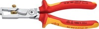 Abisolier-/Kabelschere Vde Mit Mehrkomponenten-Griffen 180Mm Qmm Knipex
