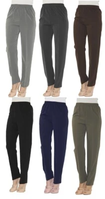 Schlupfhose Bügelfalte Business Style basic Anzughose Stoffhose professionell - Bild 1 von 4