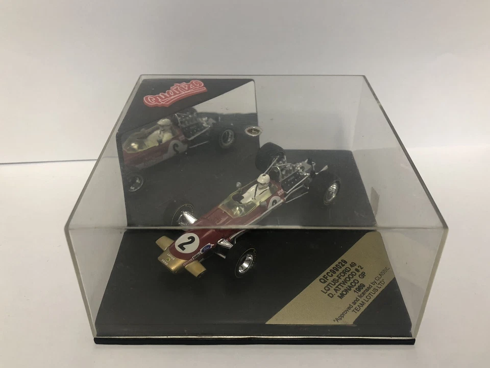 Quartzo F1 Lotus Ford 49 1969 D. Attwood Monaco GP Formula1 1:43 - Immagine 2 di 2