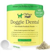 Other Half Doggie Dental Oral-Health Postbiotic Powder 1.8 oz. Expires 06/2027