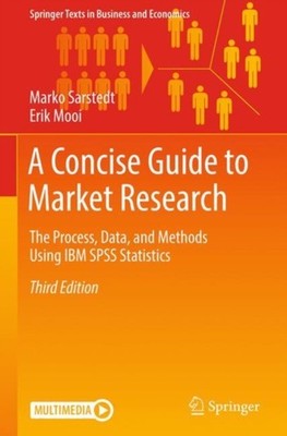 A Concise Guide to Market Research: The Process,  by Marko Sarstedt HARDBACK