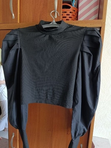 Women Shein Shirt Black 36