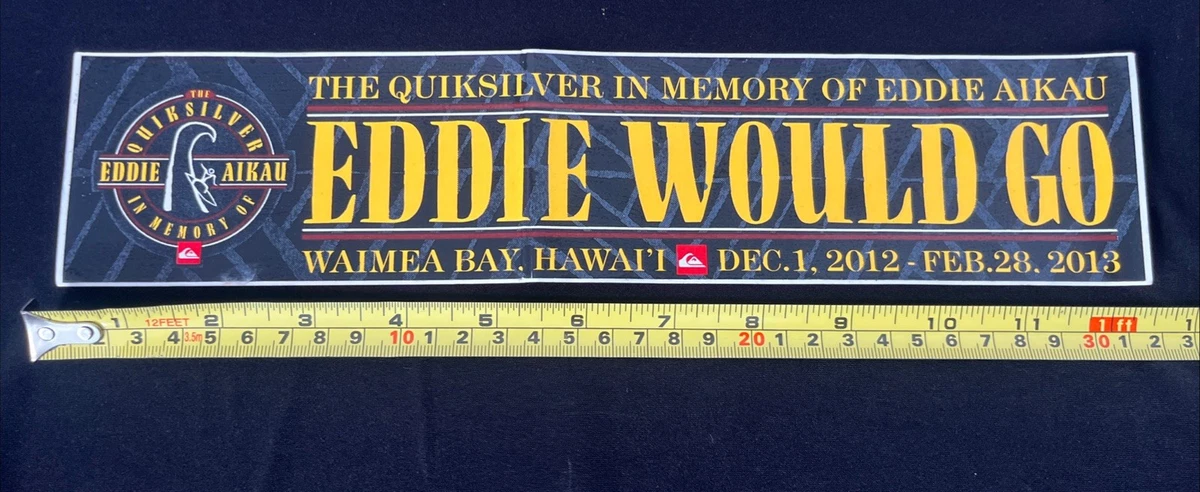 Eddie Would Go Sticker for sale - eBay
