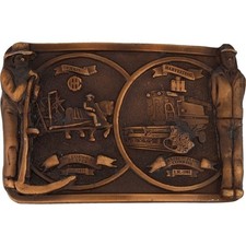 XL Ih Ihc International Harvester Case Farmer Equipment 70s Vintage Belt Buckle