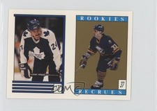 1989-90 O-Pee-Chee Album Stickers Dan Daoust Benoit Hogue #177-37 4k8