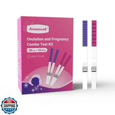 Amazewell Ovulation Test Strips and Pregnancy Test Strips Kit, Ovulation Stri